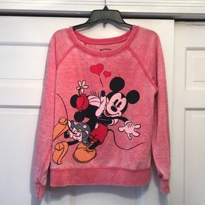 Disney Mickey and Minnie sweat shirt